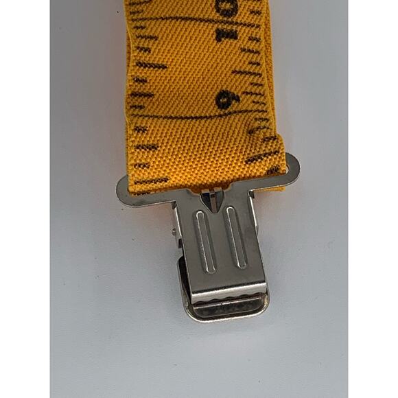 The Boss Suspenders XL 2" x 45"-72" Bright Yellow Tape Measure Ruler Adjustable - Picture 2 of 9